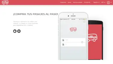 Página web de RedBus Colombia