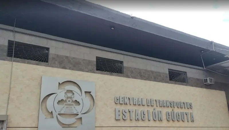 Fachada de la terminal de Cúcuta